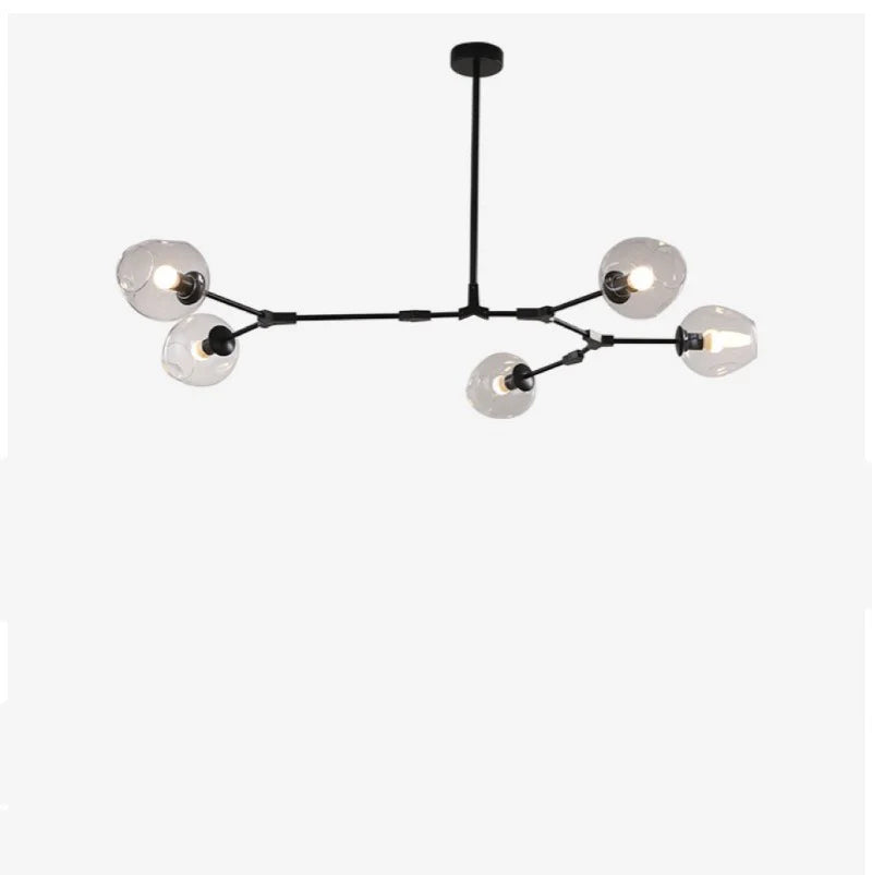 Zerin Nordic Modern Glass Pendant Light Clear Bubble