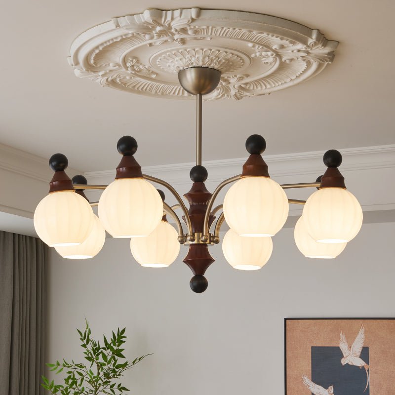 Zosilara elegant traditionel lysekrone i træ