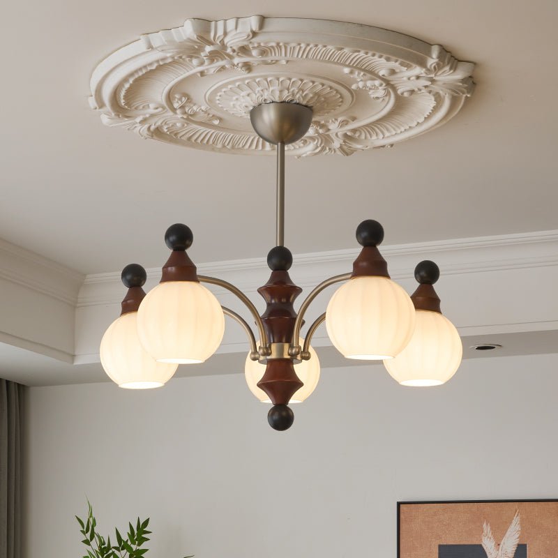 Zosilara elegant traditionel lysekrone i træ