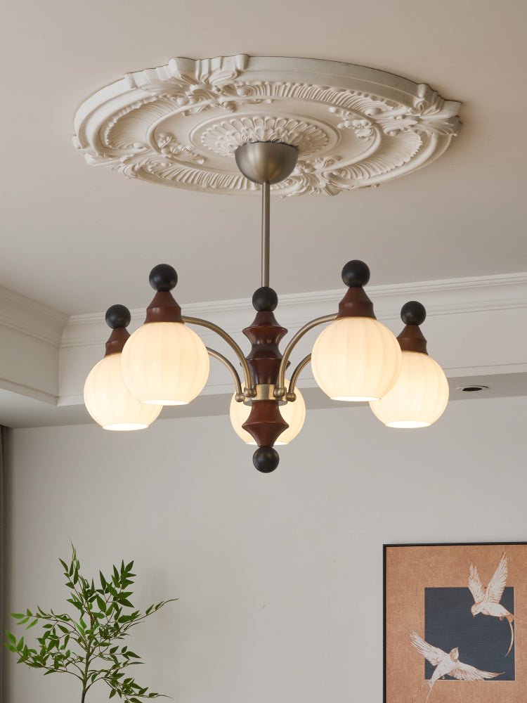 Zosilara elegant traditionel lysekrone i træ