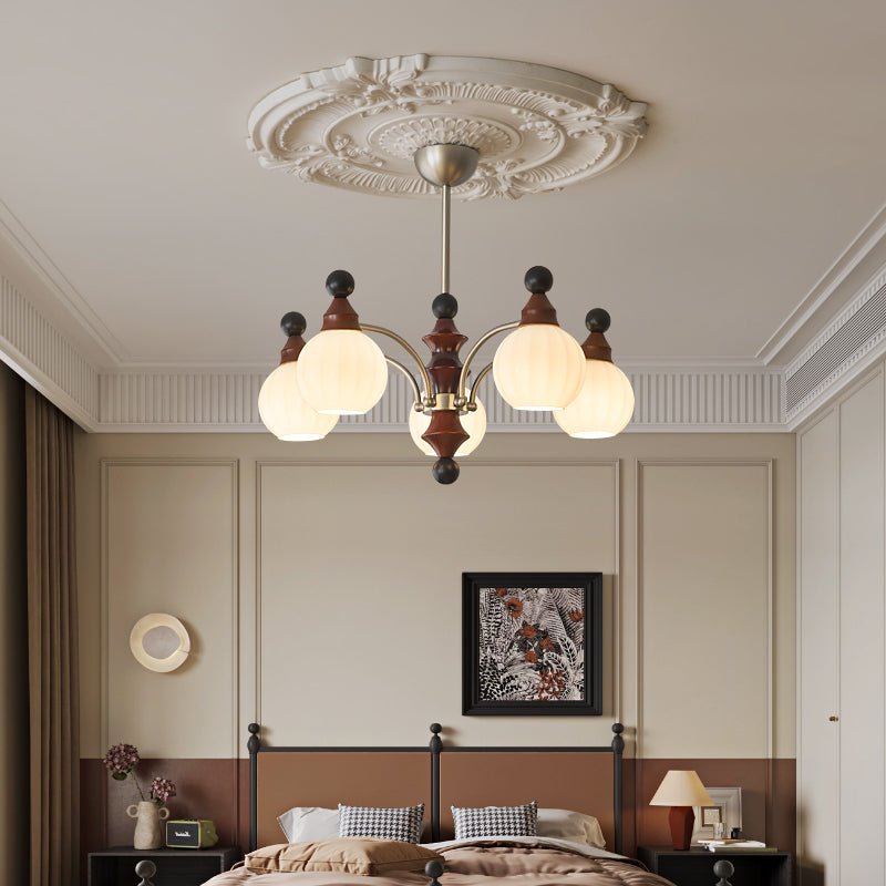 Zosilara elegant traditionel lysekrone i træ