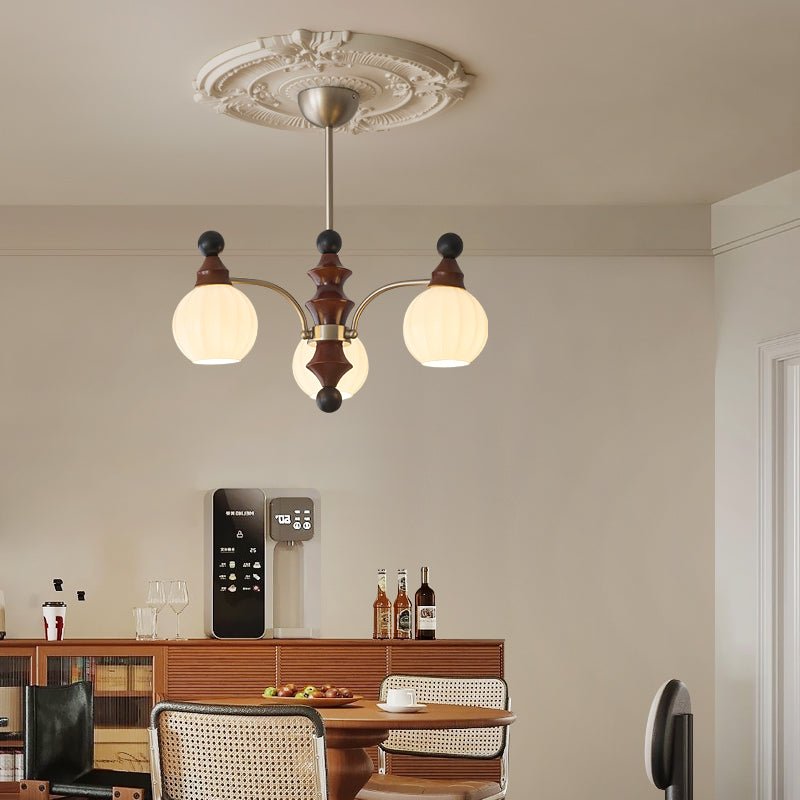 Zosilara elegant traditionel lysekrone i træ