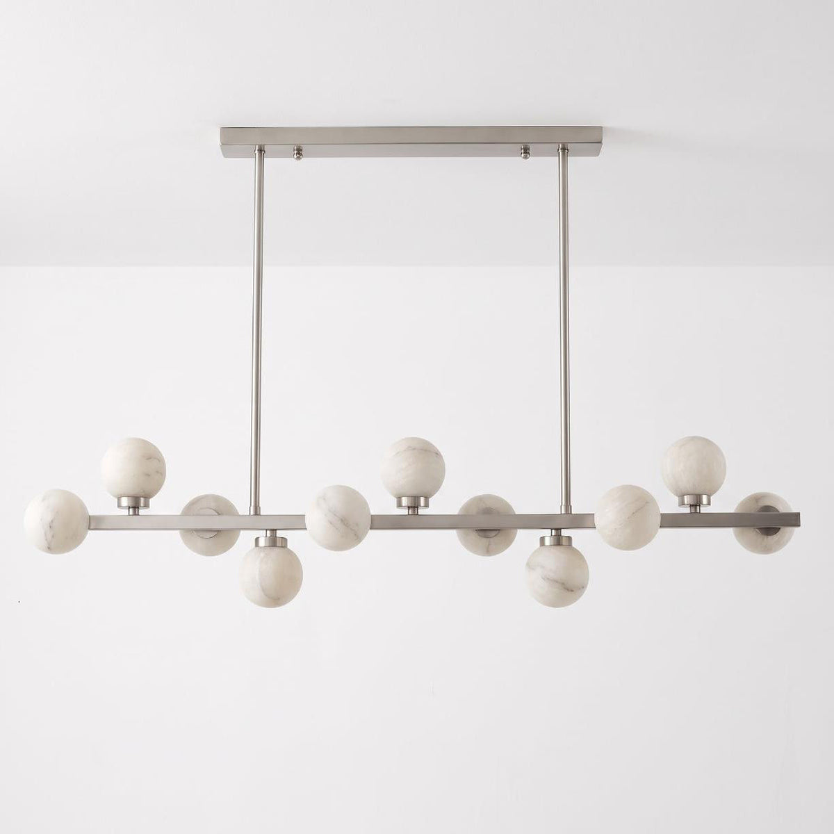Candeeiro de lustre Yelford em alabastro