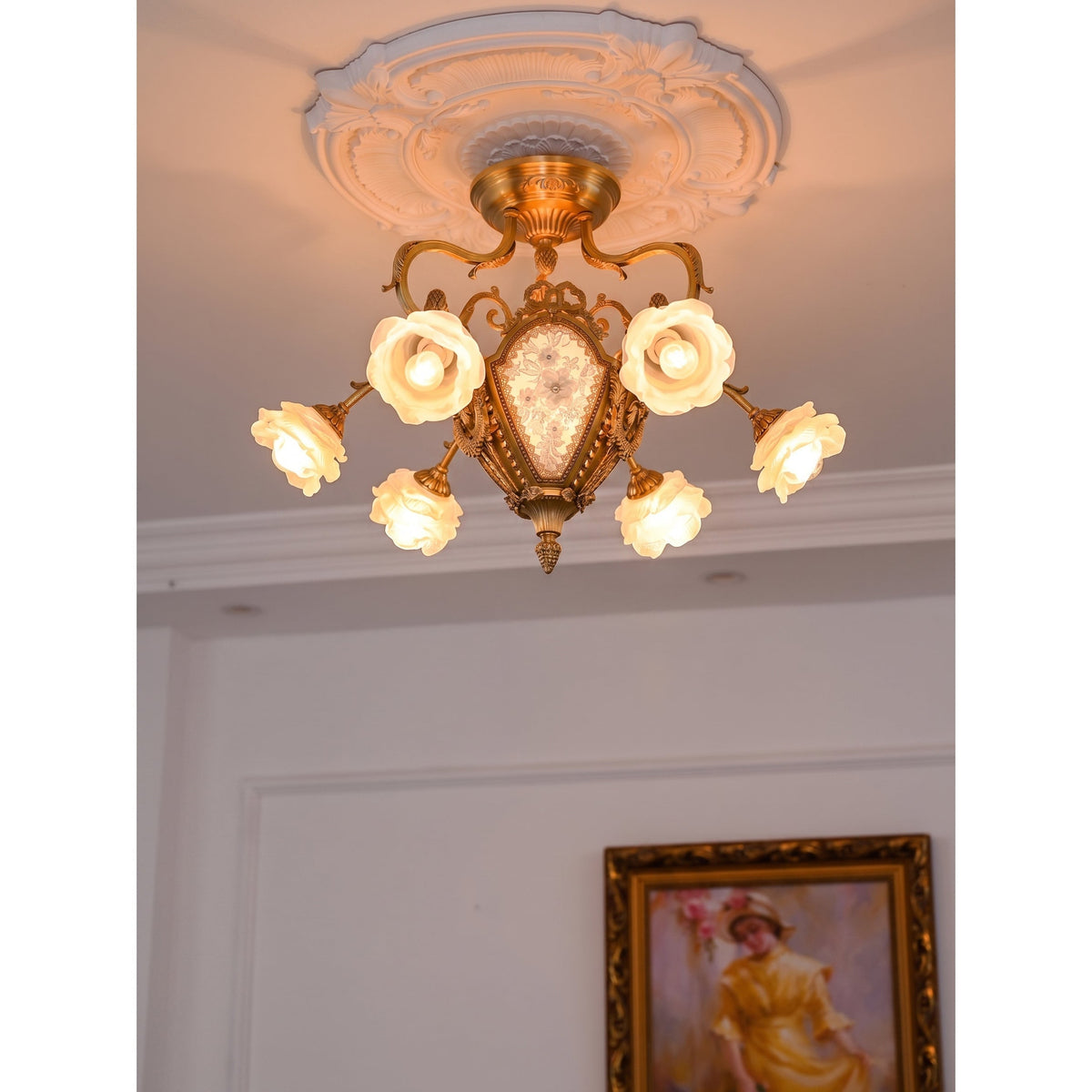 Rivaella-halvplanmonteret lampe