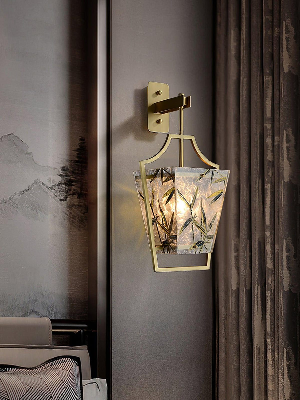Zenith elegant messingvæglampe
