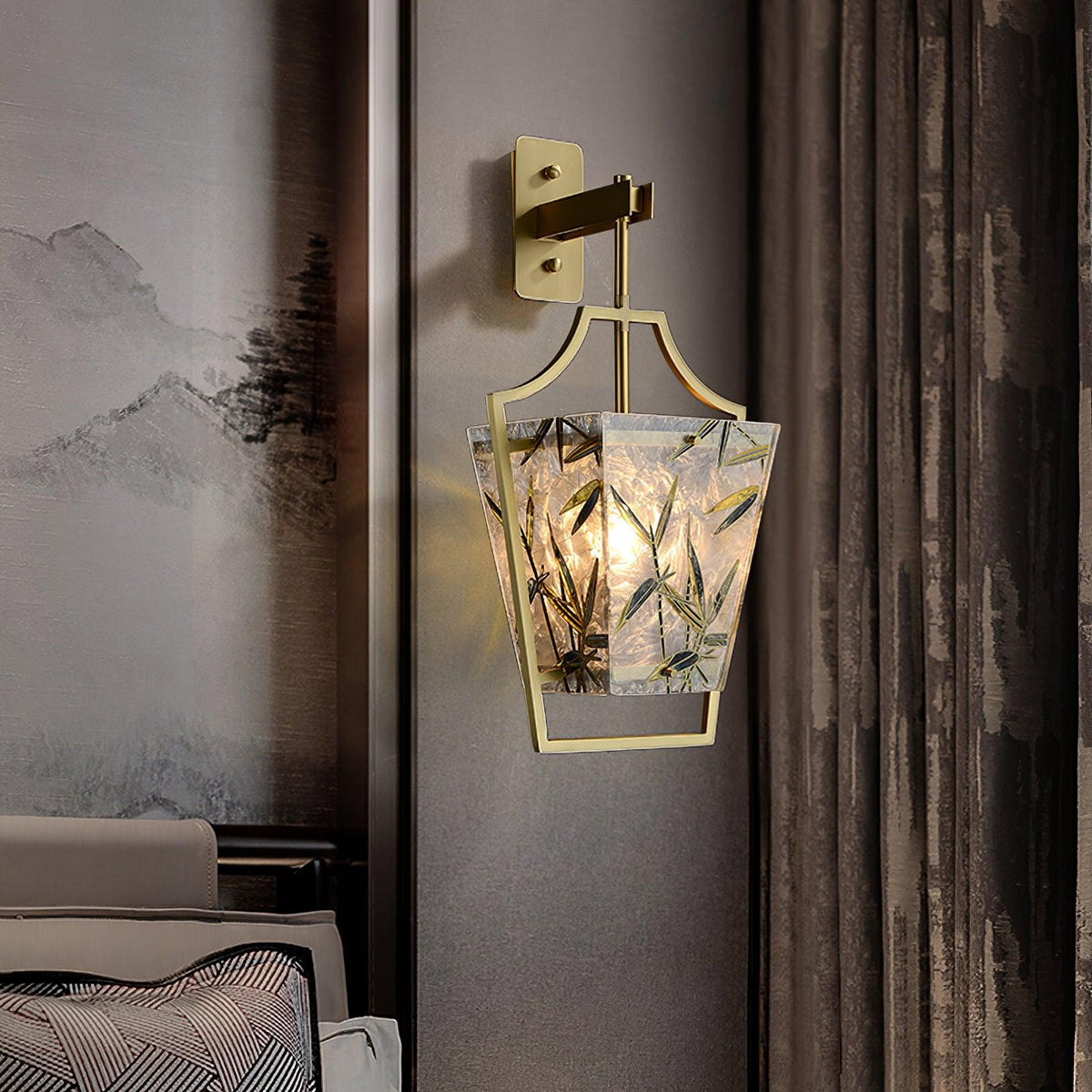 Zenith elegant messingvæglampe