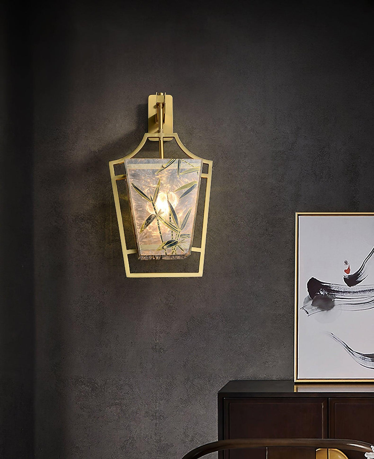 Zenith elegant messingvæglampe