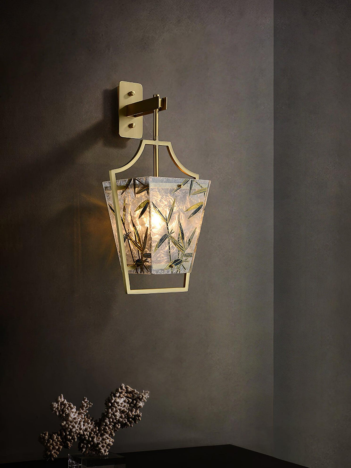 Zenith elegant messingvæglampe