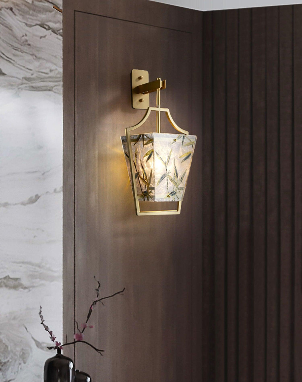 Zenith elegant messingvæglampe