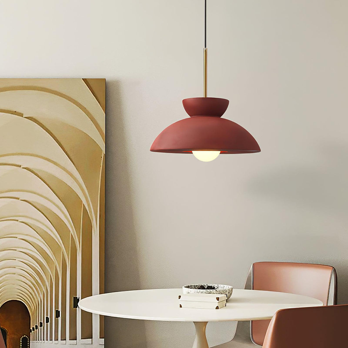 Vlorael industriel pendellampe i resin