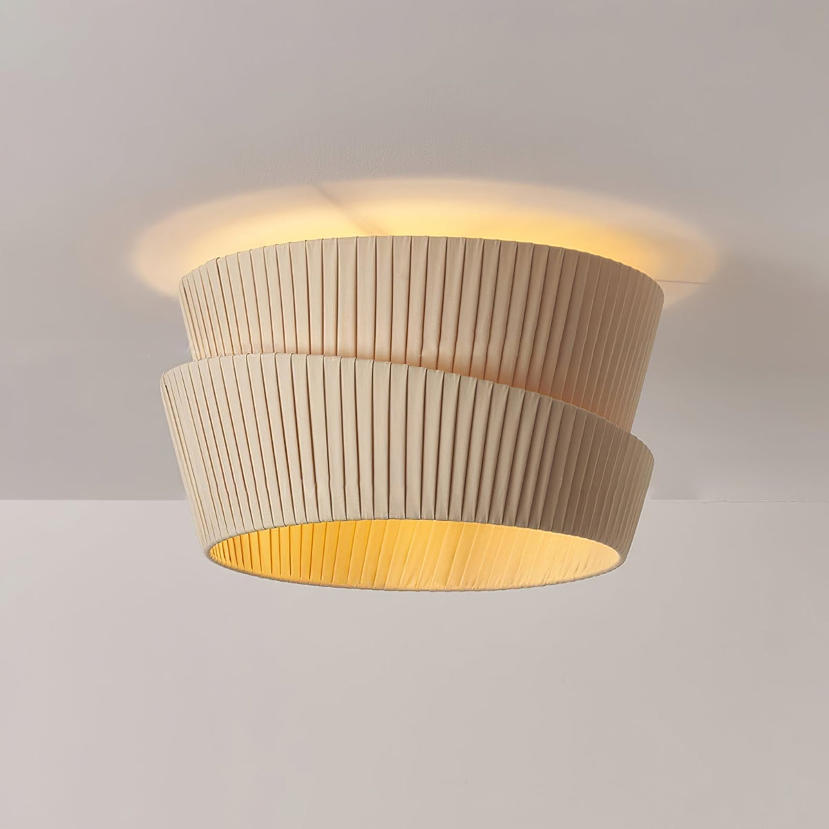 Xlenis Naturlig unik snoet loftslampe i stof