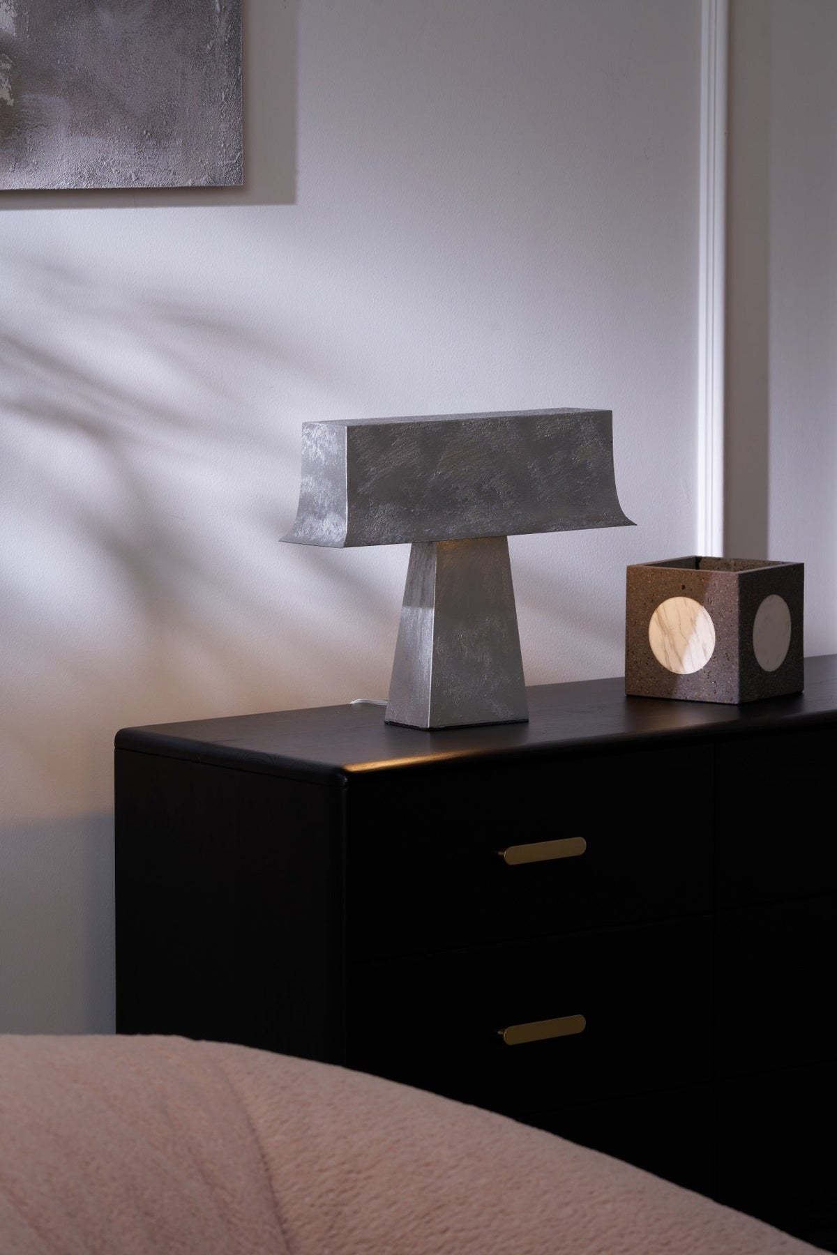 Slate Minimalistisk antik bordlampe