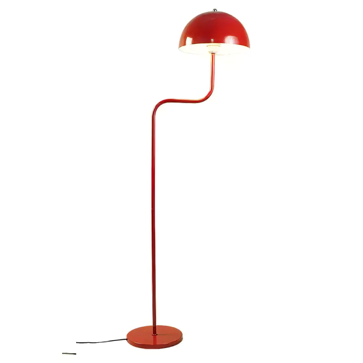 Candeeiro de pé minimalista em vidro