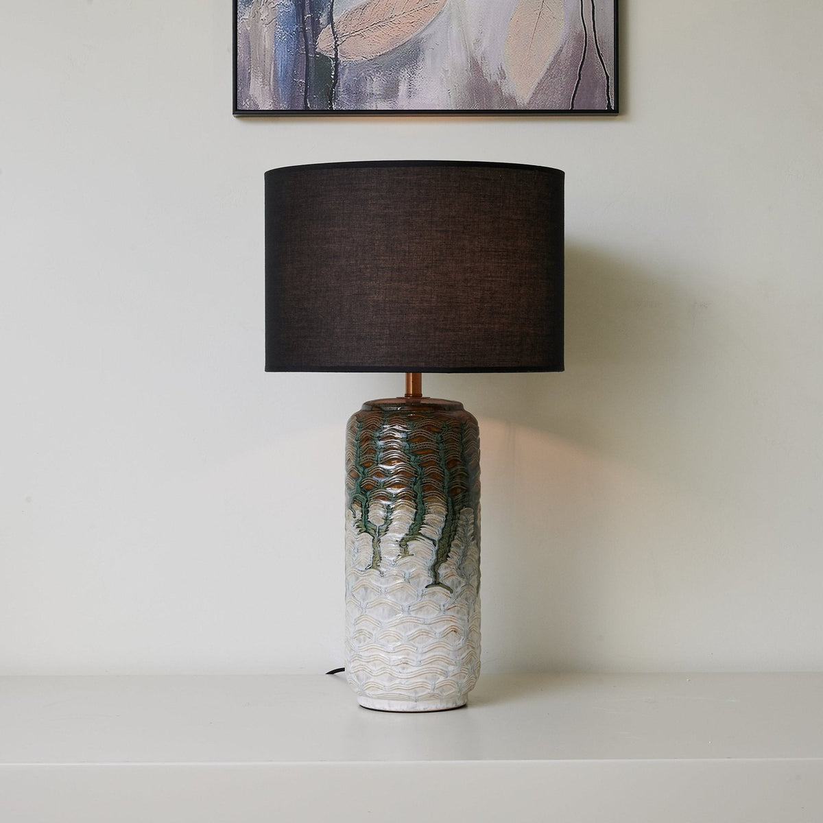 Ainsley moderne bordlampe i keramik