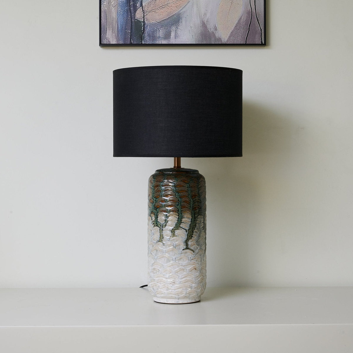 Ainsley moderne bordlampe i keramik