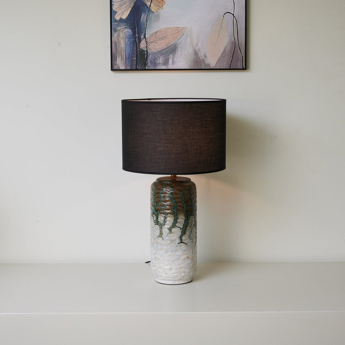 Ainsley moderne bordlampe i keramik