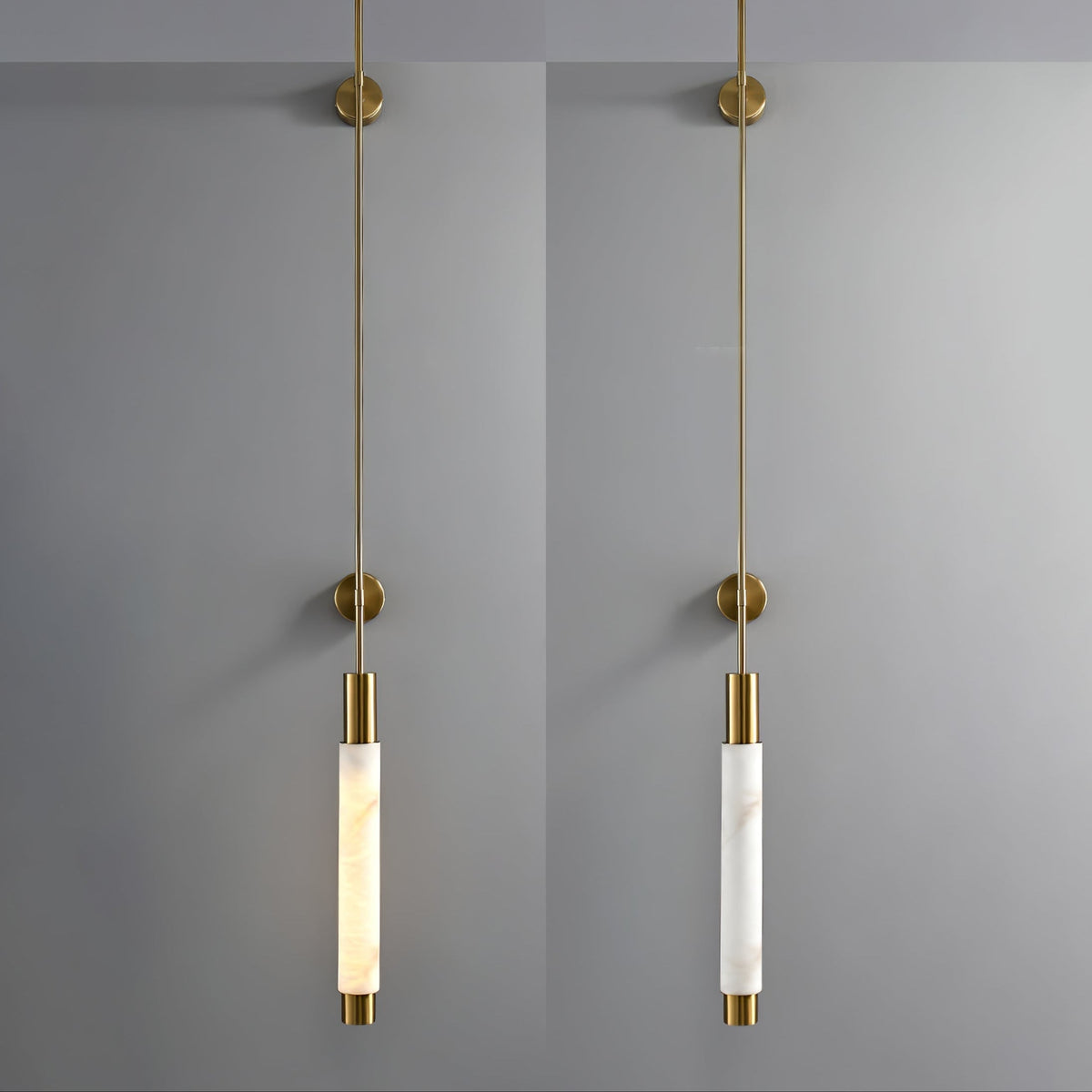 Candeeiro de parede minimalista em alabastro Rico