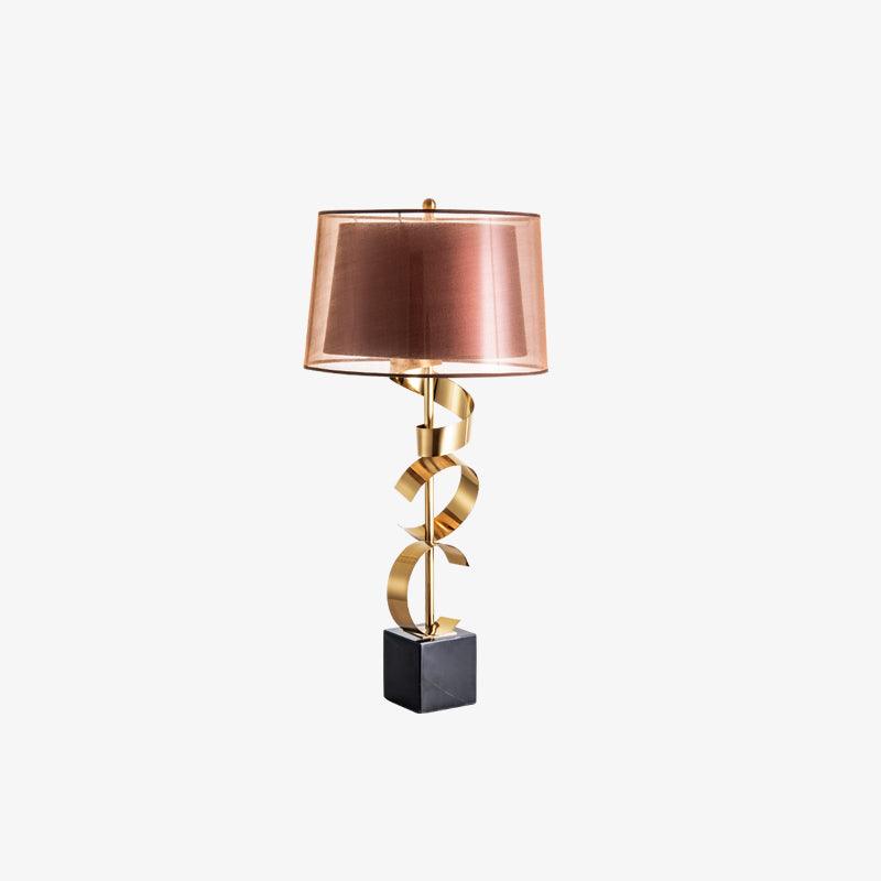 Seraph luksuriøs bordlampe i stof