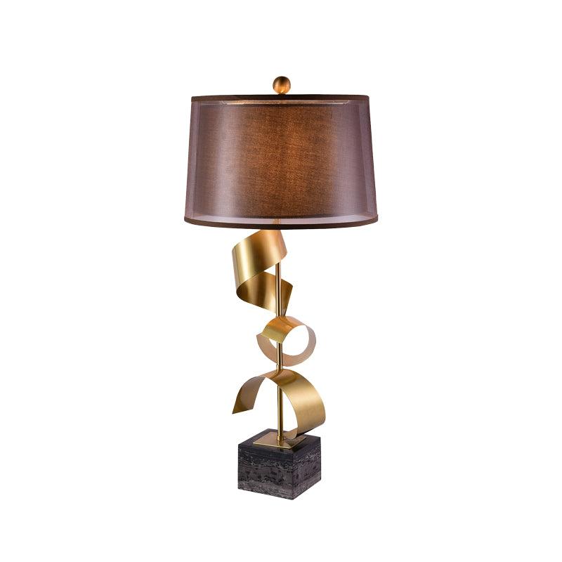 Seraph luksuriøs bordlampe i stof