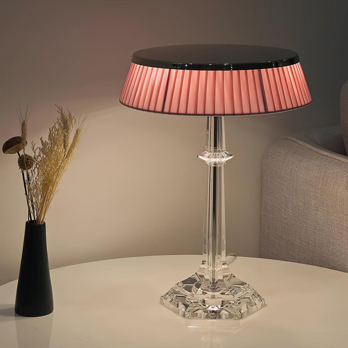 Haloza-ylellinen kankainen pöytävalaisin