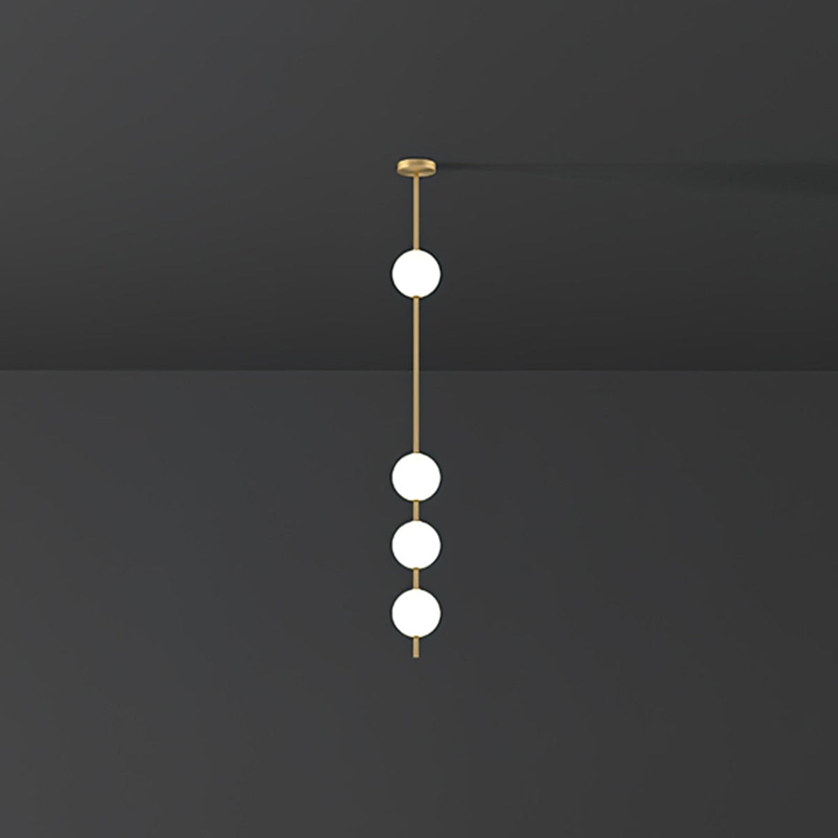 Valem moderne pendellampe i messing