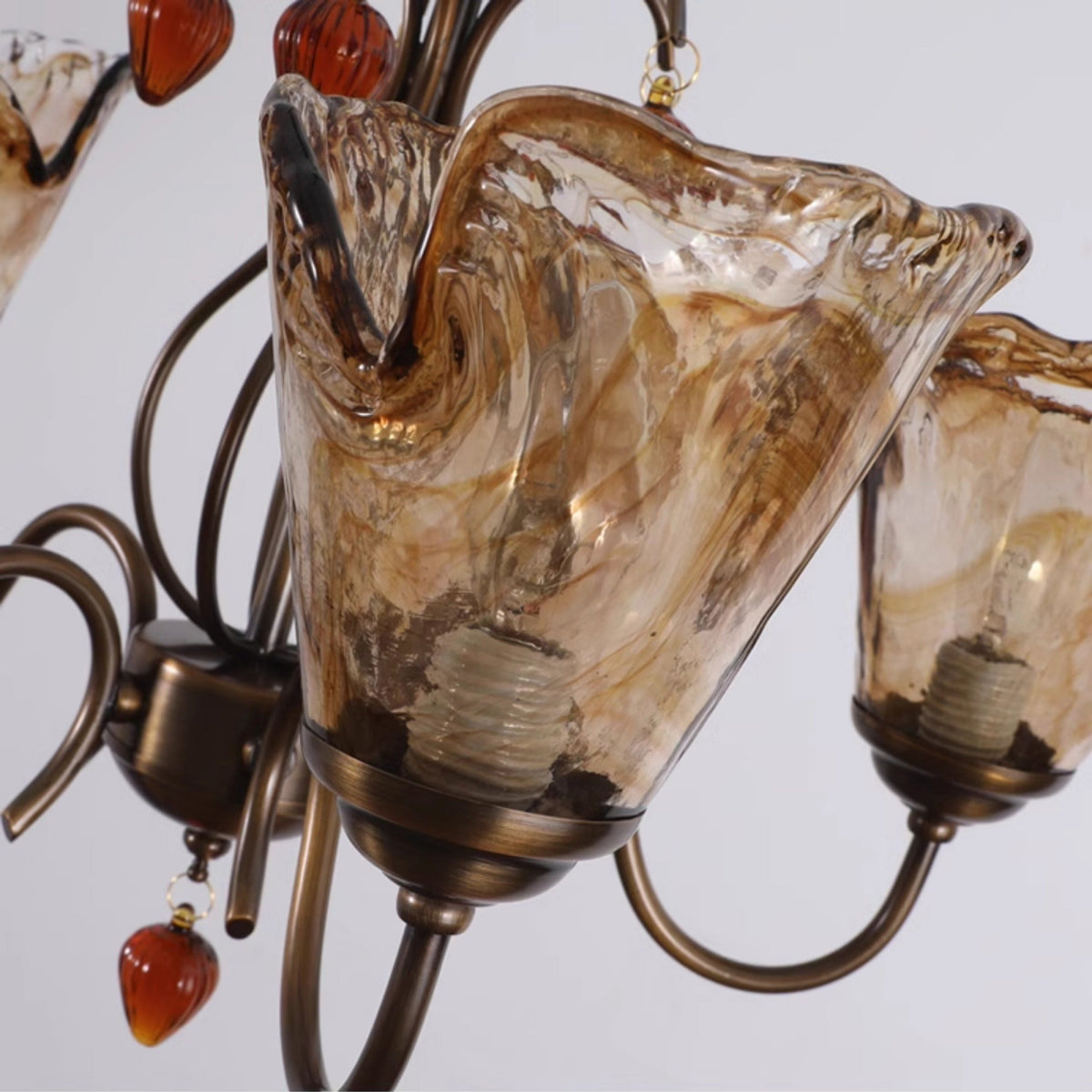 Candeeiro de teto de cristal Elyerena