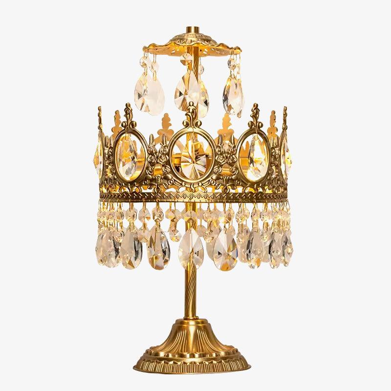 Glee vintage kristallbordslampa