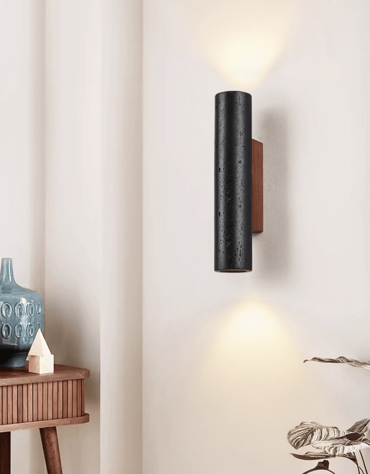 Aplique de parede Lendis Noir