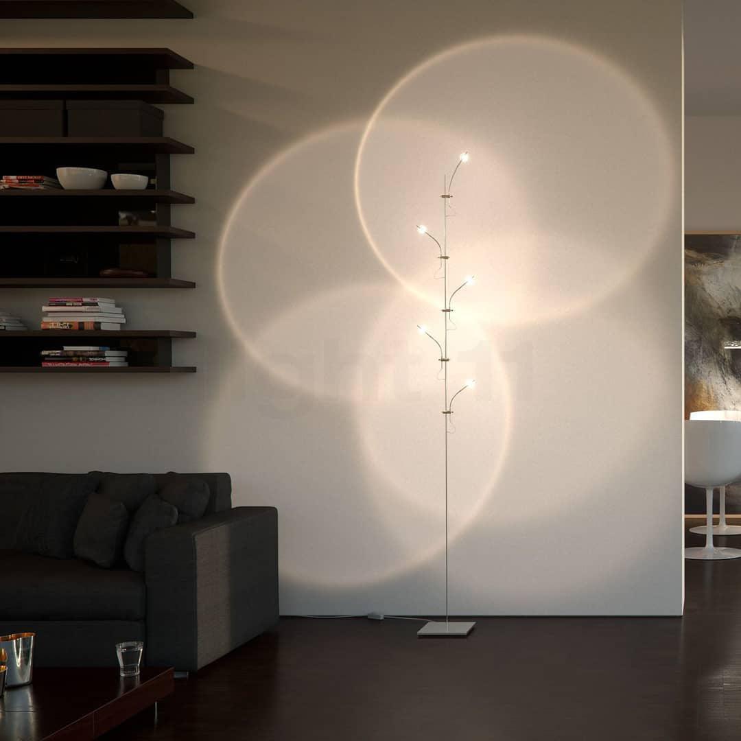 Receiv minimalistisk klassisk gulvlampe i stål