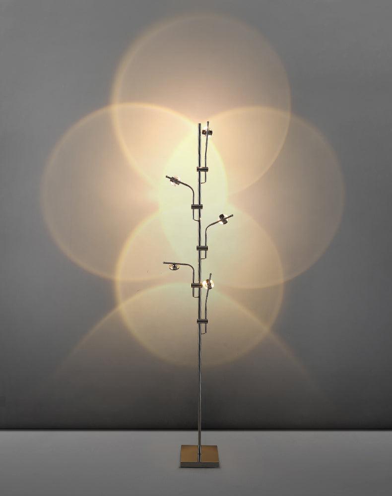 Receiv minimalistisk klassisk gulvlampe i stål