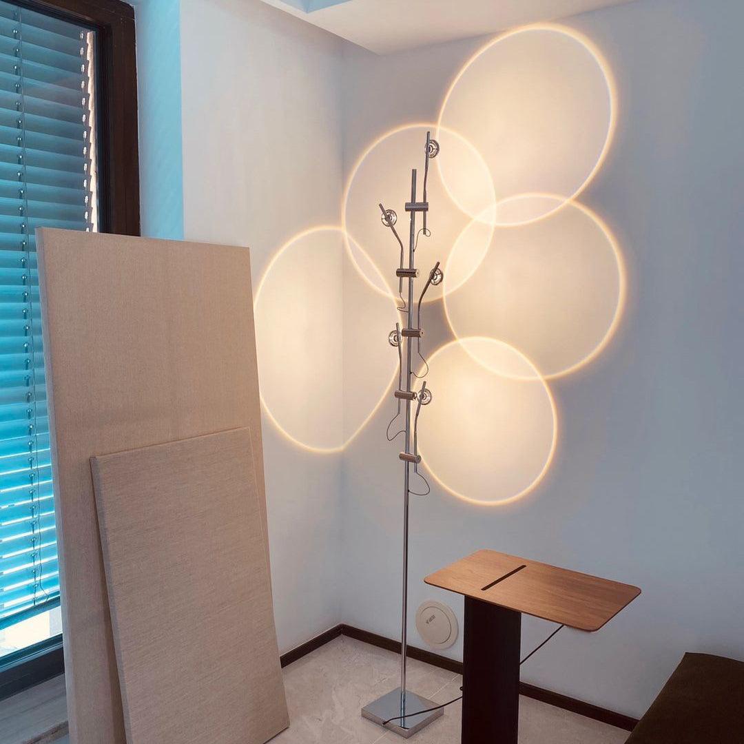 Receiv minimalistisk klassisk gulvlampe i stål
