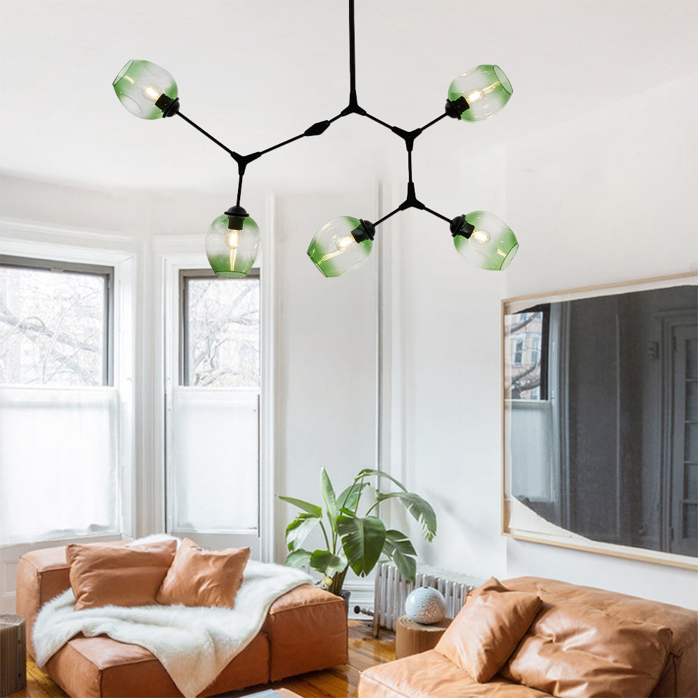 Zerin Nordic Modern Glass Pendant Light Clear Bubble