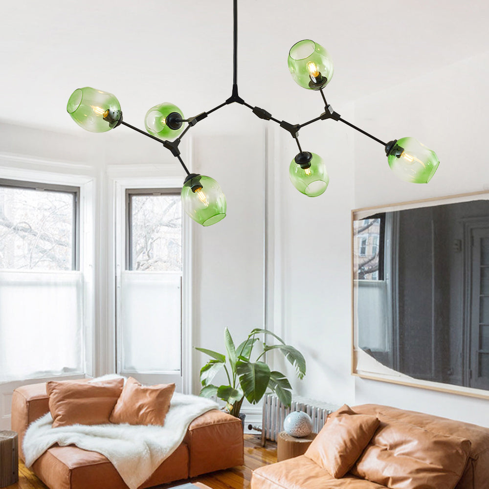Zerin Nordic Modern Glass Pendant Light Clear Bubble