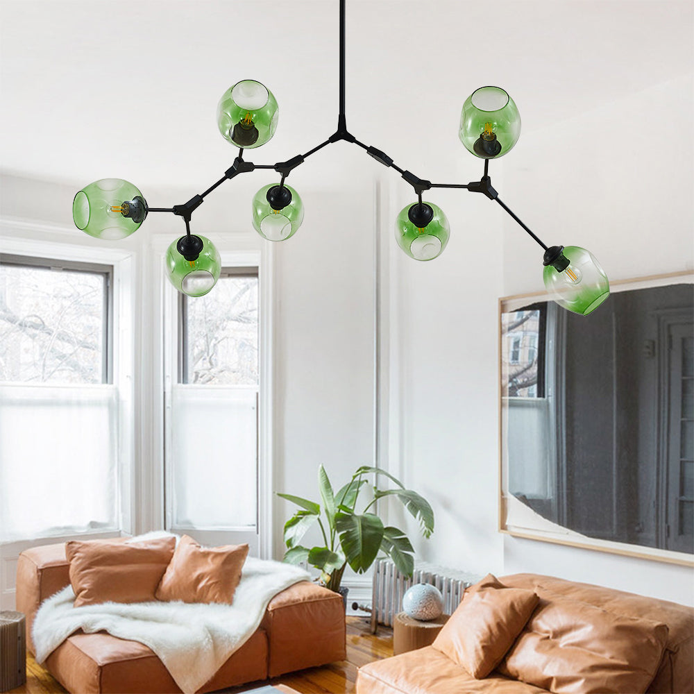 Zerin Nordic Modern Glass Pendant Light Clear Bubble