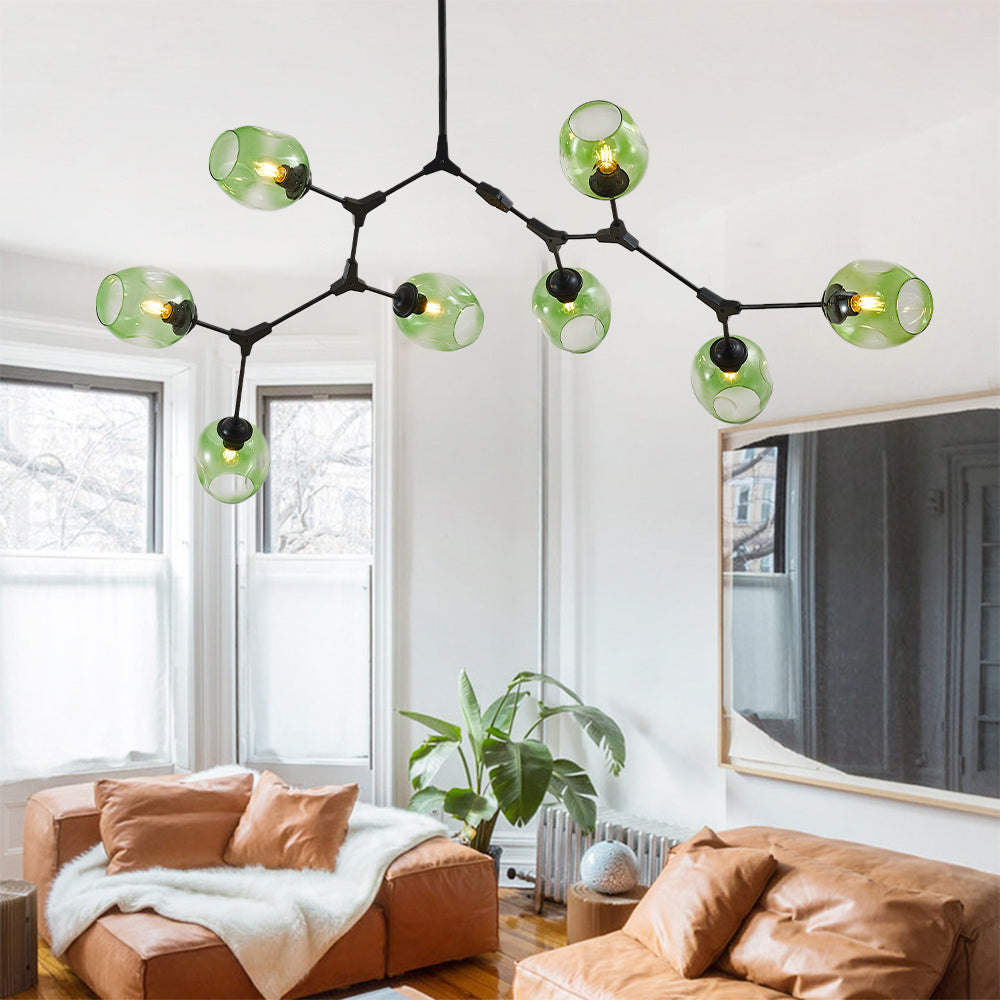Zerin Nordic Modern Glass Pendant Light Clear Bubble