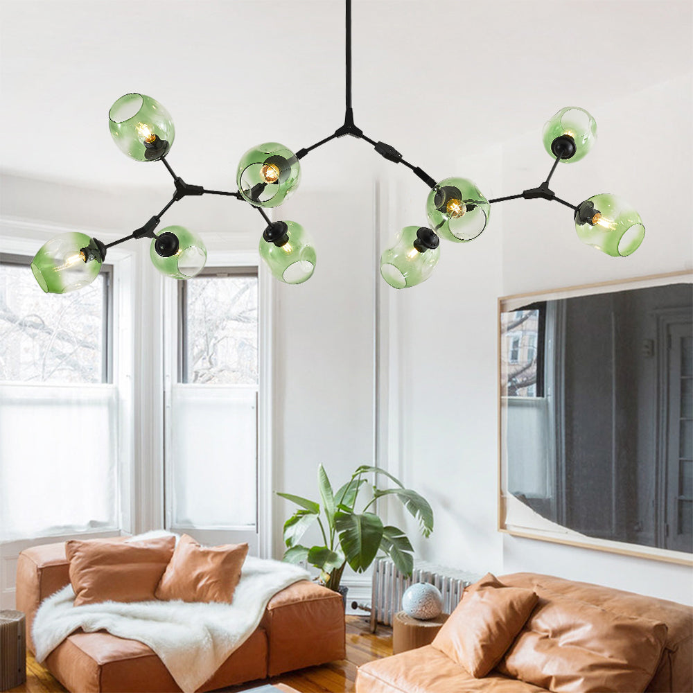 Zerin Nordic Modern Glass Pendant Light Clear Bubble