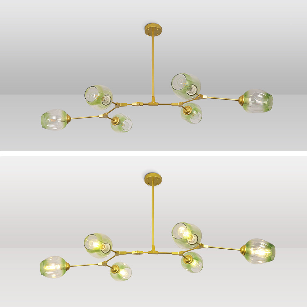 Zerin Nordic Modern Glass Pendant Light Clear Bubble