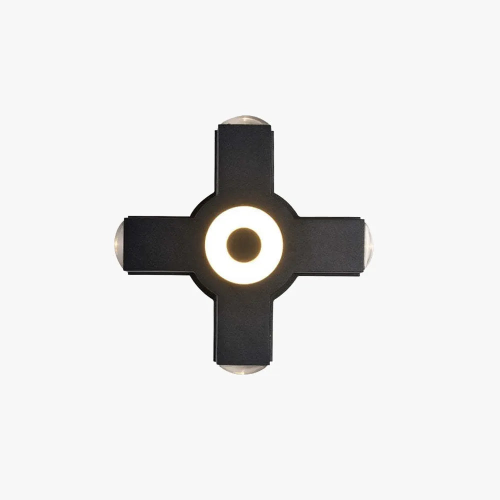 Vexor Wall Light Modern Waterproof Cross Outdoor Garden/Corridor