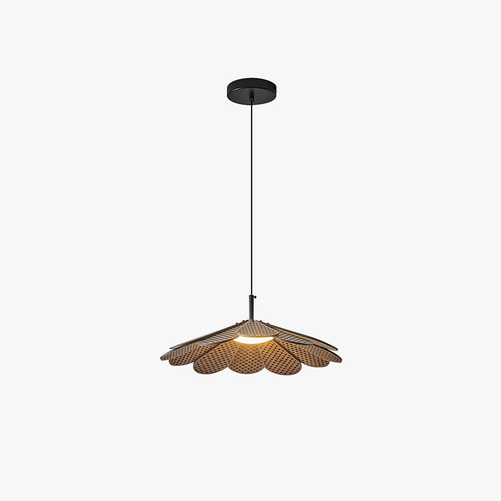 Ritta vintage LED-pendellampe i valnøddetræ til soveværelset/baren/tesalonen