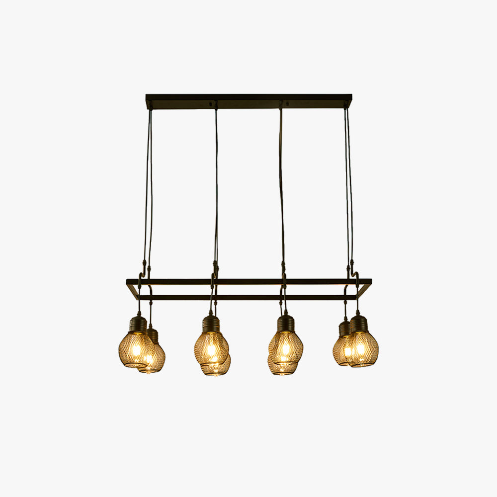 Silva Vintage Long Multihead Chandelier Dining Room/Bar/Living Room