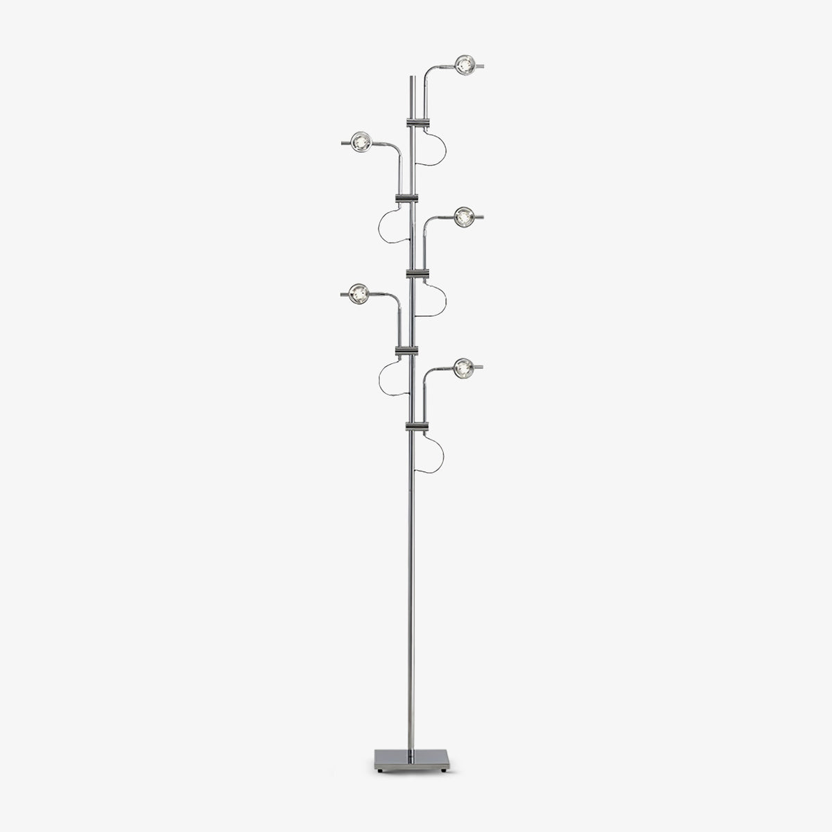 Receiv minimalistisk klassisk gulvlampe i stål