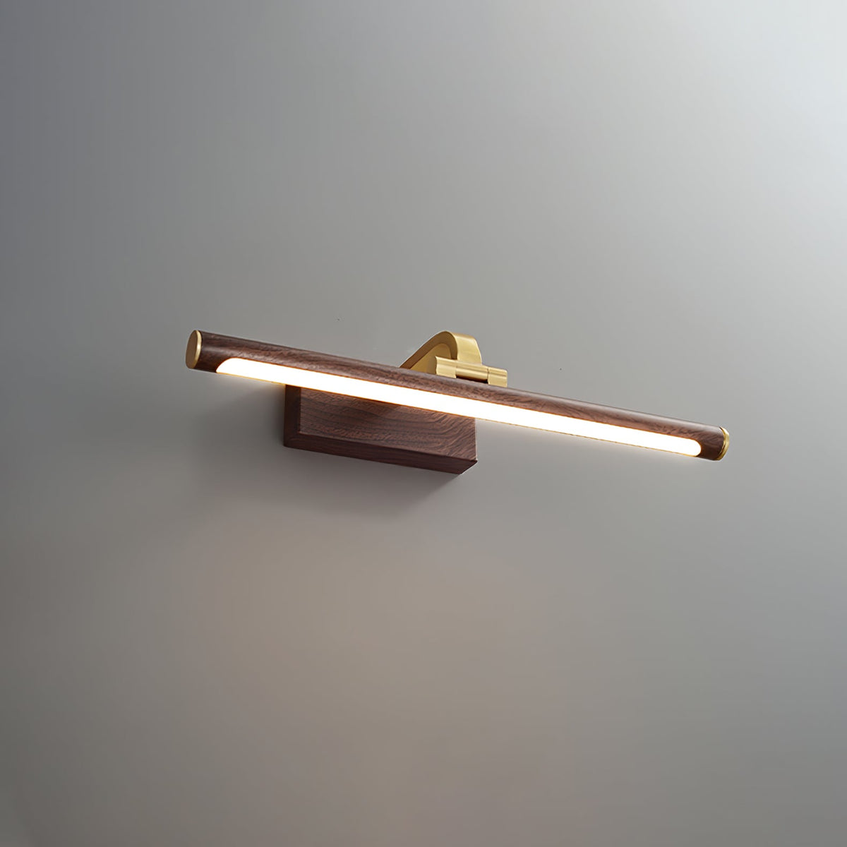 Tevelo minimalistisk vägglampa i mässing