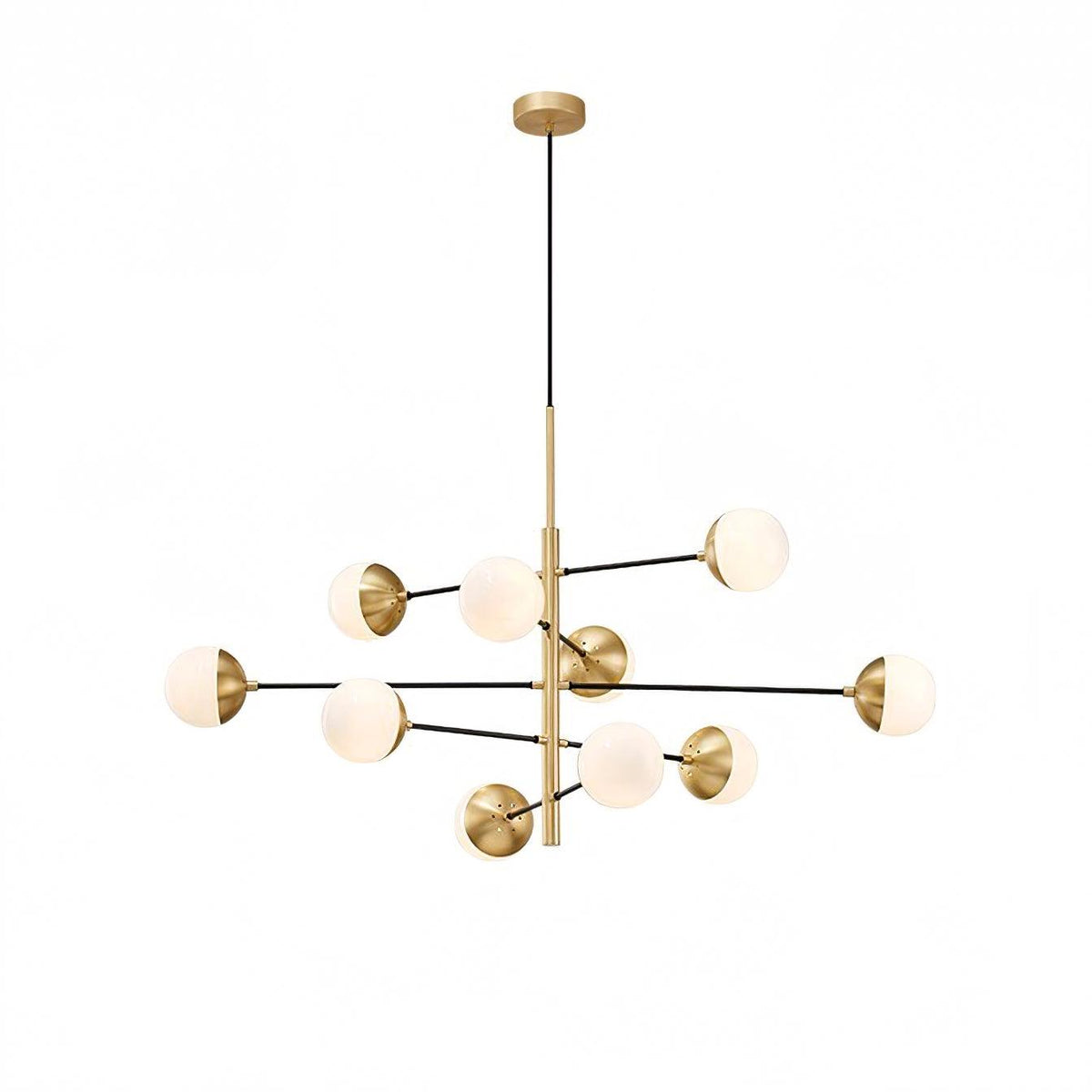 Celaora-lysekrone i elegant Waverly-glas