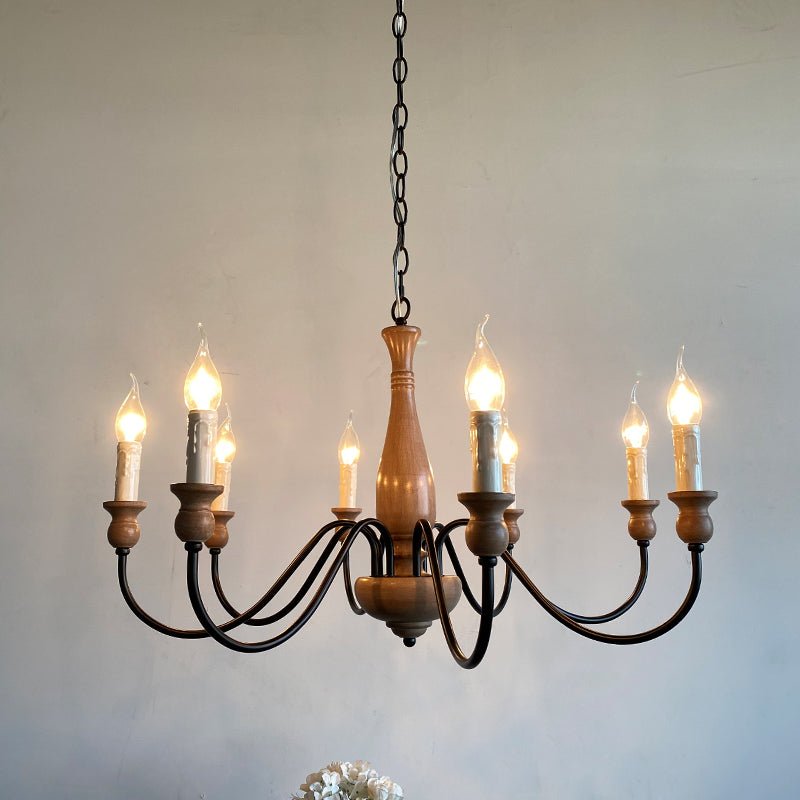 Viraarena lysekrone i rustik farmhouse-stil