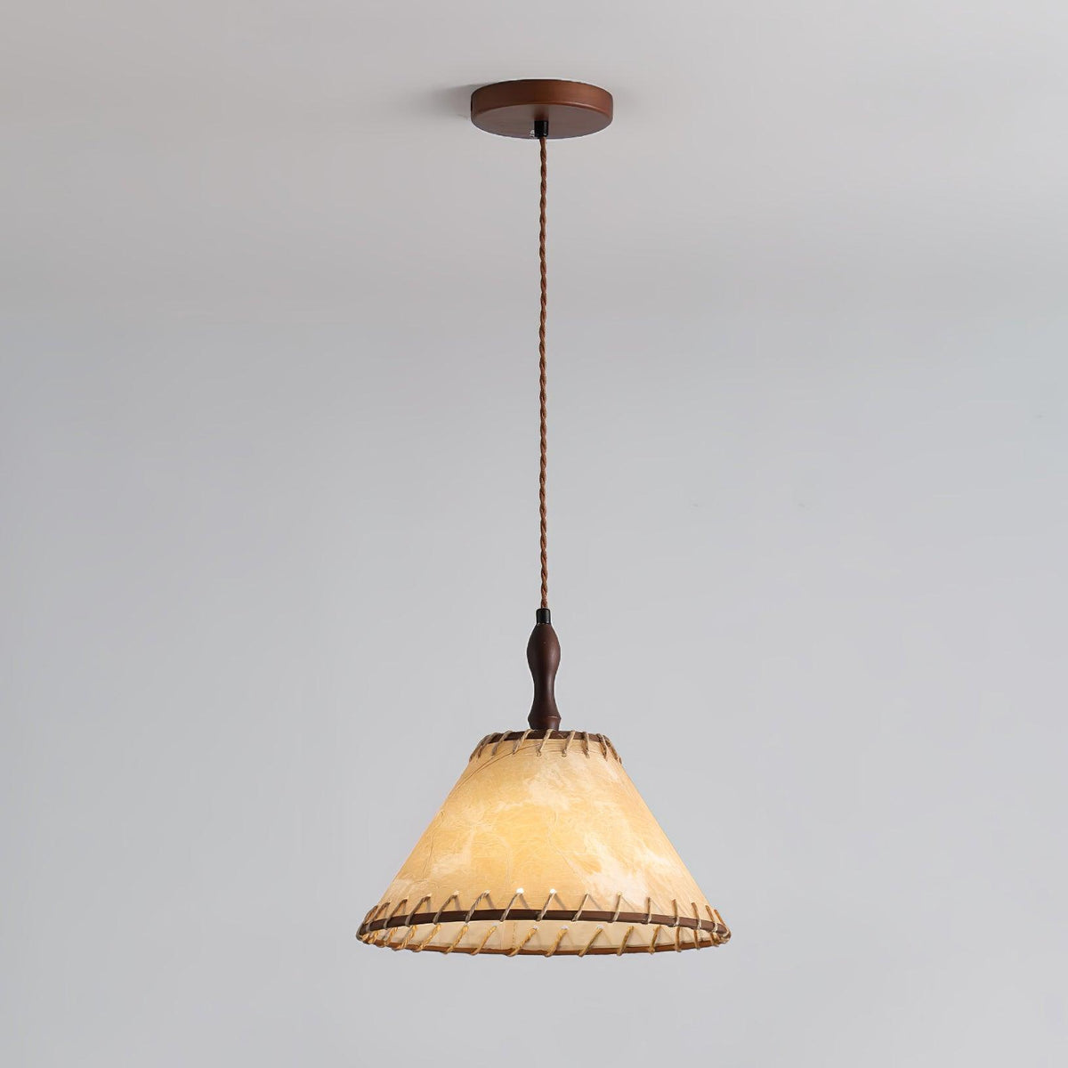 Linoena modern pendellampa i tyg