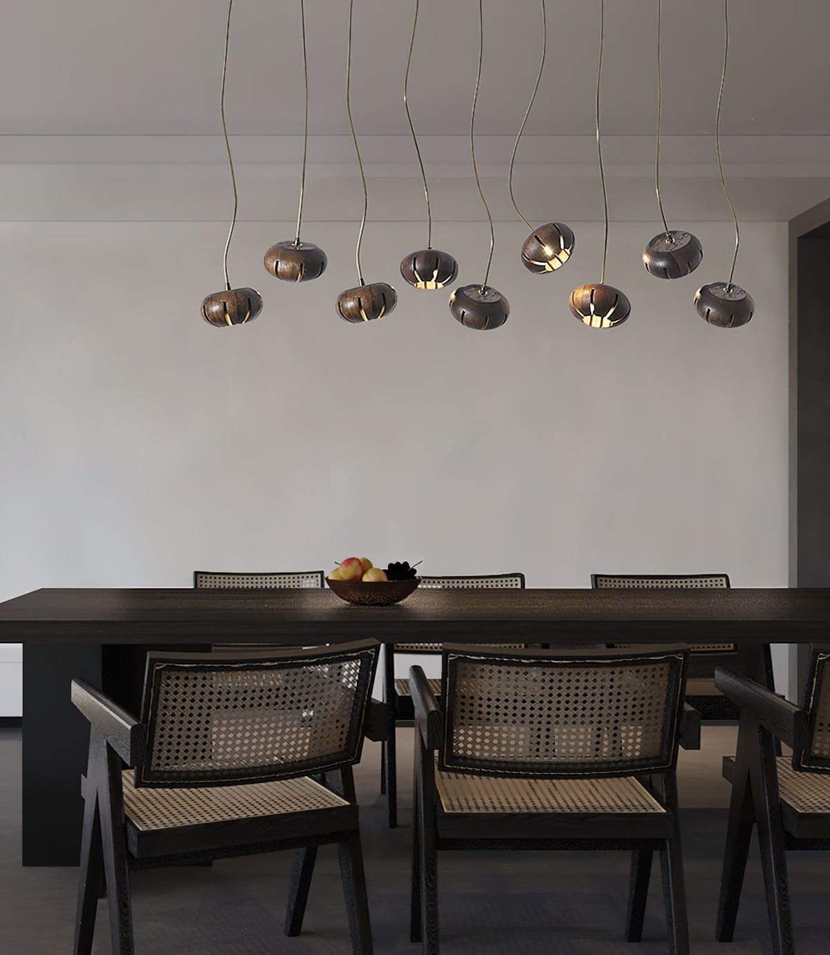Lustre suspenso escultural em conjunto de mármore Zasorir