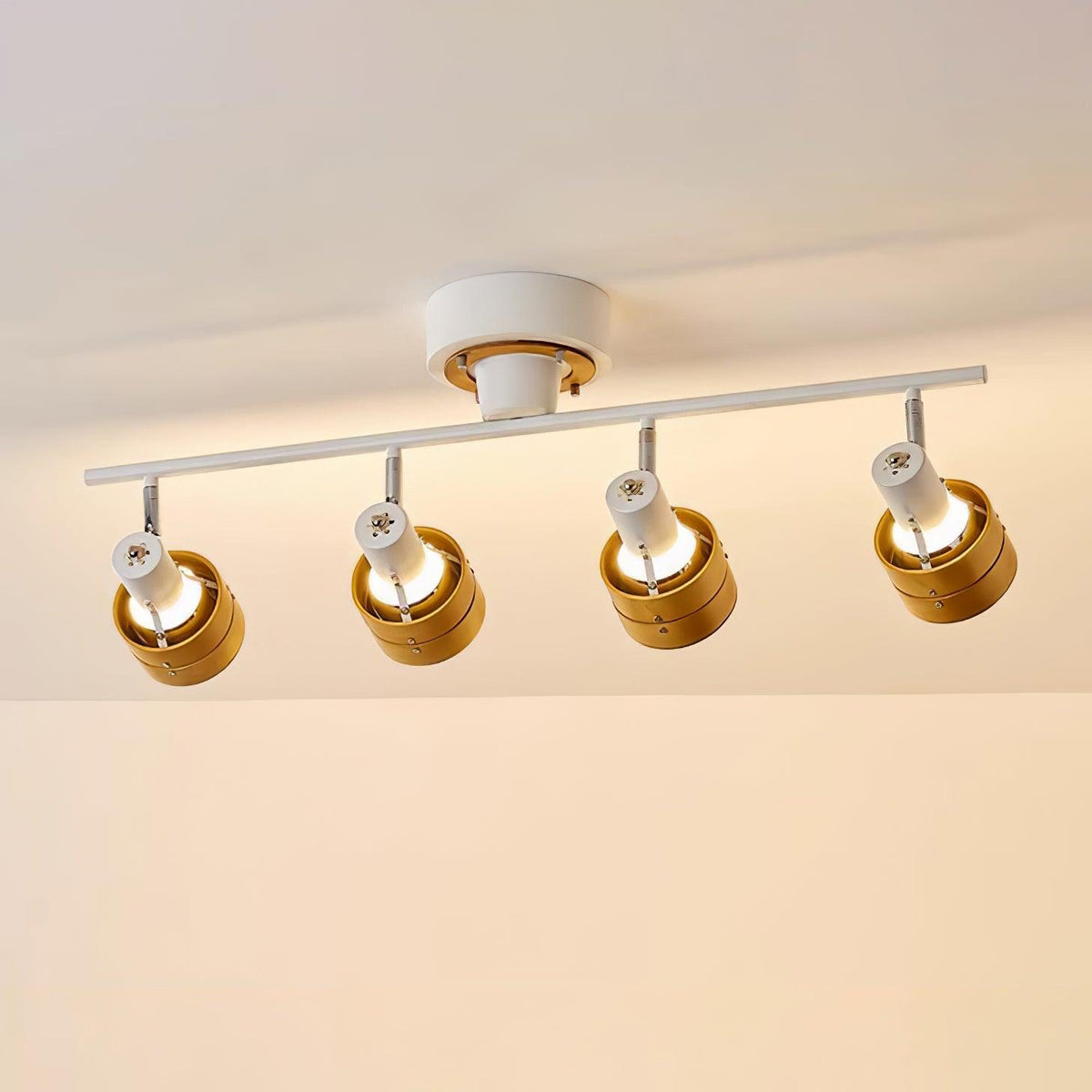 Elsorila elegant justerbar spot-loftlampe i træ