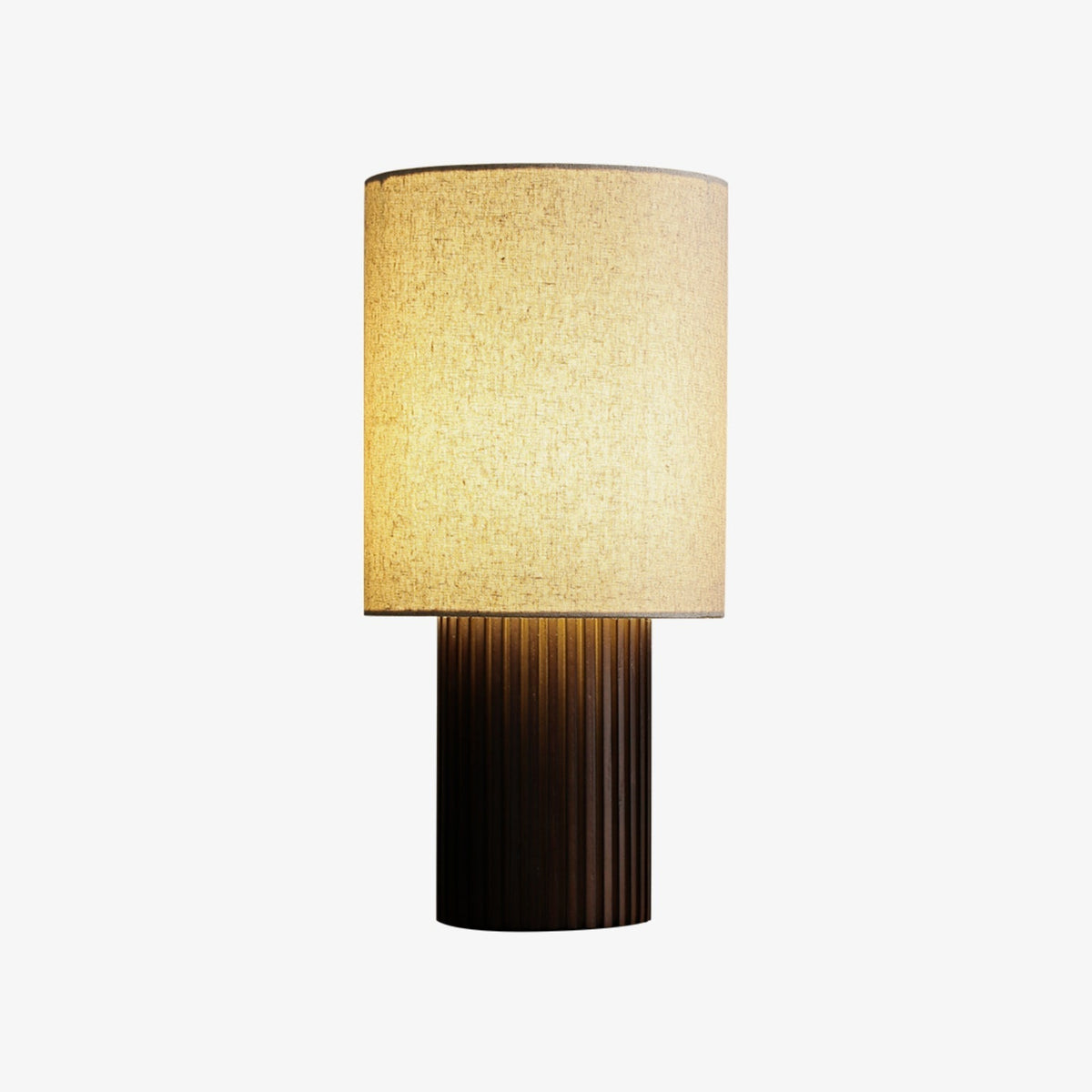 Grove vintage-bordlampe i stof