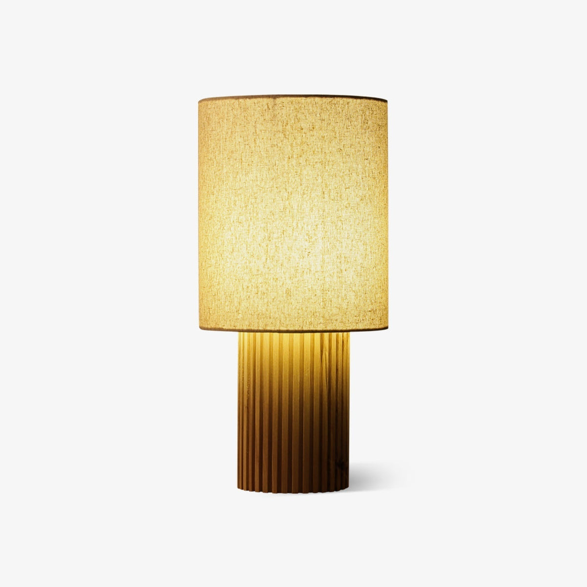 Grove vintage-bordlampe i stof