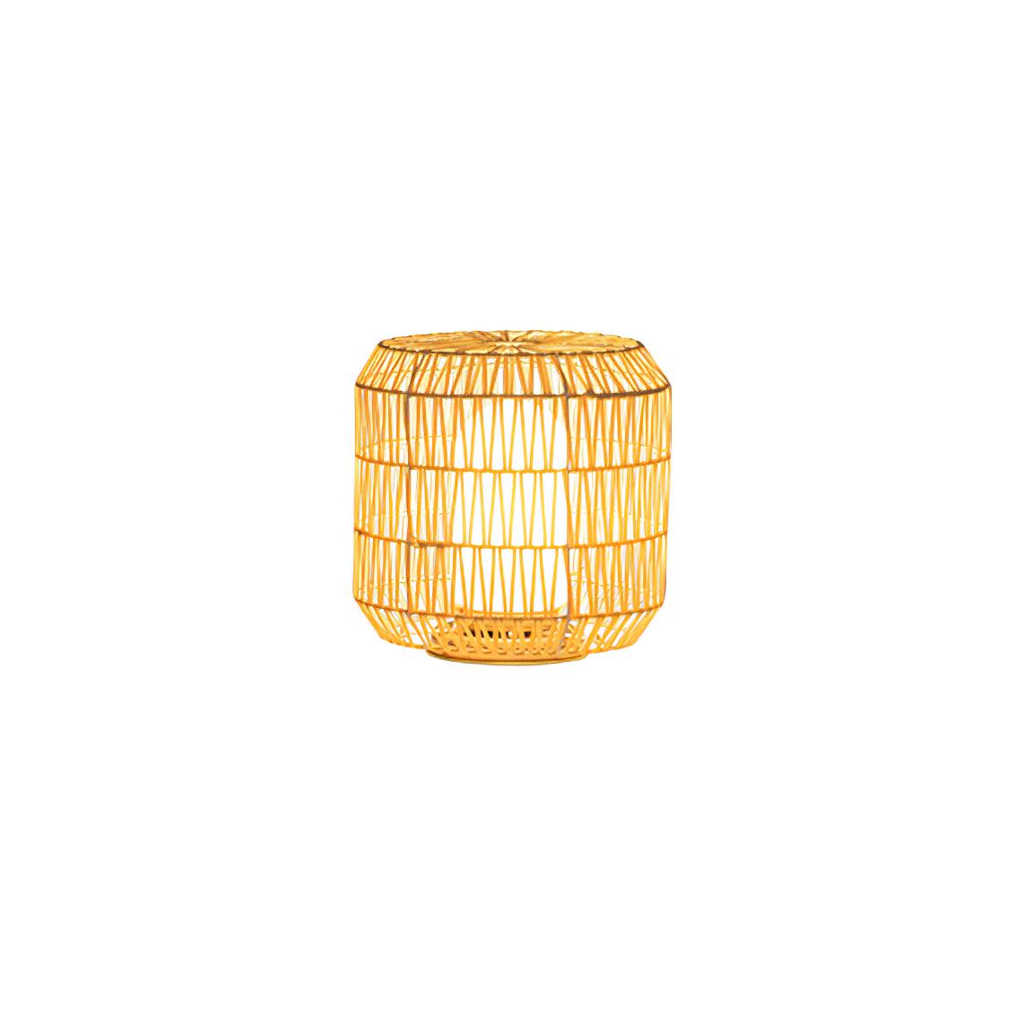 Ravalella-rottinkinen ulkopöytävalaisin